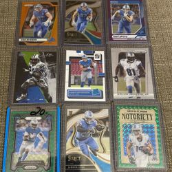detroit lions card lot