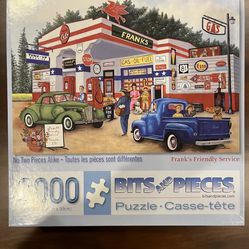 Bits and Pieces "Frank's Friendly Service"Jigsaw Puzzle 2000 Pc. 26x39"