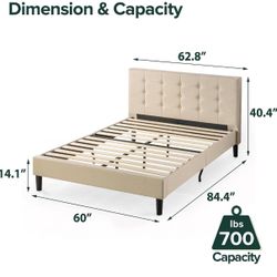Bedroom Set With Full Bed frame (no Mattresses)