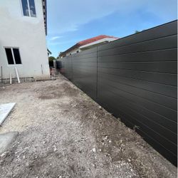 Horizontal Metal Fence 