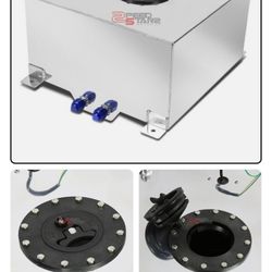 15.5 Gallon Lightweight Aluminum Gas Fuel Cell Tank 20x18x10 