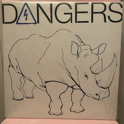 DANGERS - Anger LP 12" white vinyl record