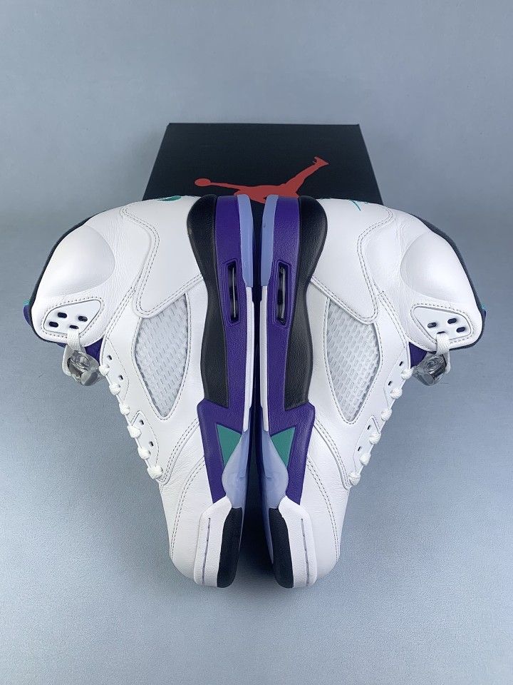 Air jordan 5s WHITE PURPLE more colors available