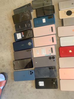 (40) iPhone Android lot as is