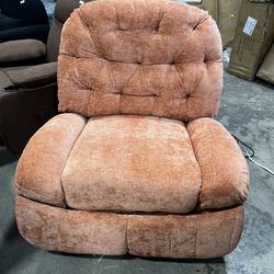 (No Reclining) Swivel Rocker Chair for Living Room,Orange