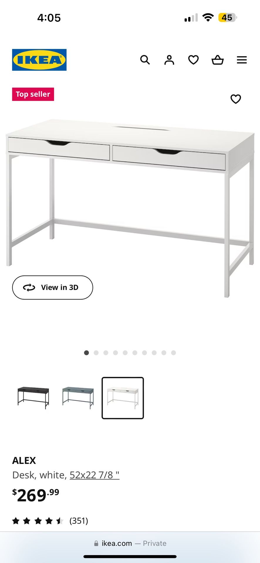 ikea desk or vanity