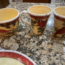 Vajilla De Pier1 Pintada a mano