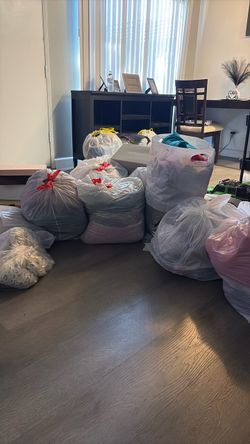 Bags of clothes
