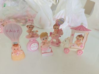 Pink Baby Figurines 