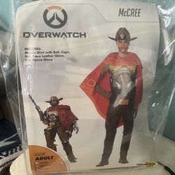 Overwatch McCree Costume … $5.00 Firm ( Used … Please Read Detail ) 