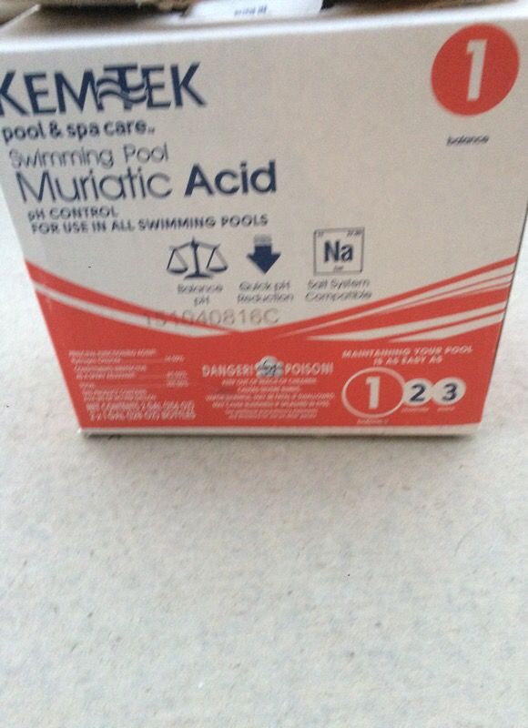 Kem Tek Swimming Pool Muriatic Acid