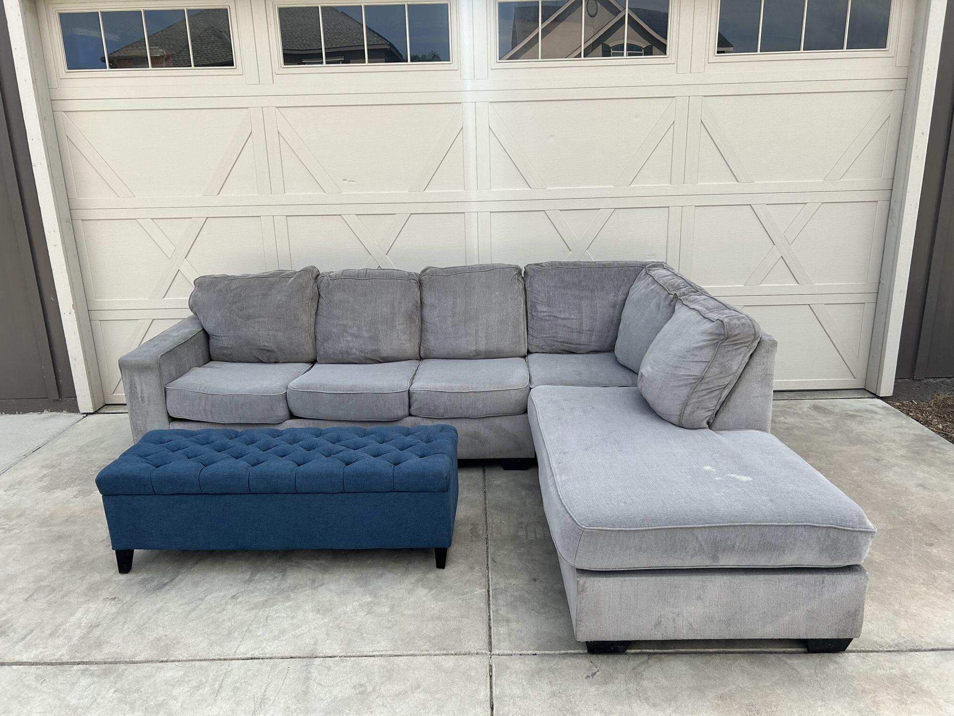 Grey Sectional Couch