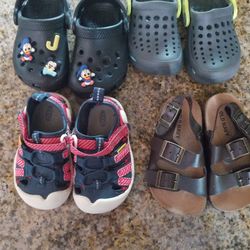 Baby Shoes Size 5c Crocs, Keen And Old Navy