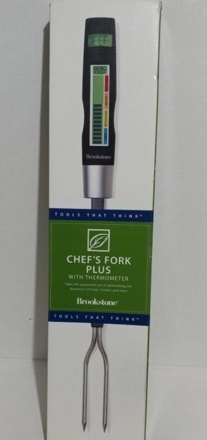 Brookstone Chef's Fork Plus with Thermometer