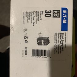 30 Amp Gfci Breaker 2 Pole Eaton BR Type 