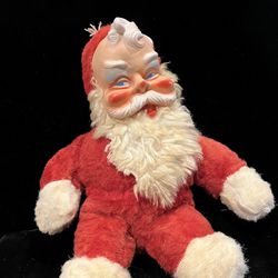 1950’s Plush Santa Claus Doll, Very Good Condition Toy , 