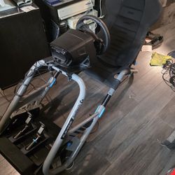 Turnkey Logitech Pro Direct Drive Sim Rig Wheels Pedals Trophy Seat for Gran Turismo PC/PS5