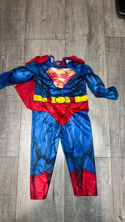 Kids Superman Muscle Costume with Cape