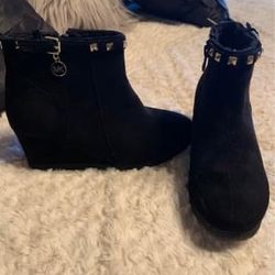 Girls Black MK Booties Size 3  Still Available !