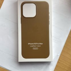 iPhone 16 Pro Max Leather Case