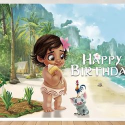 Baby Moana Banner