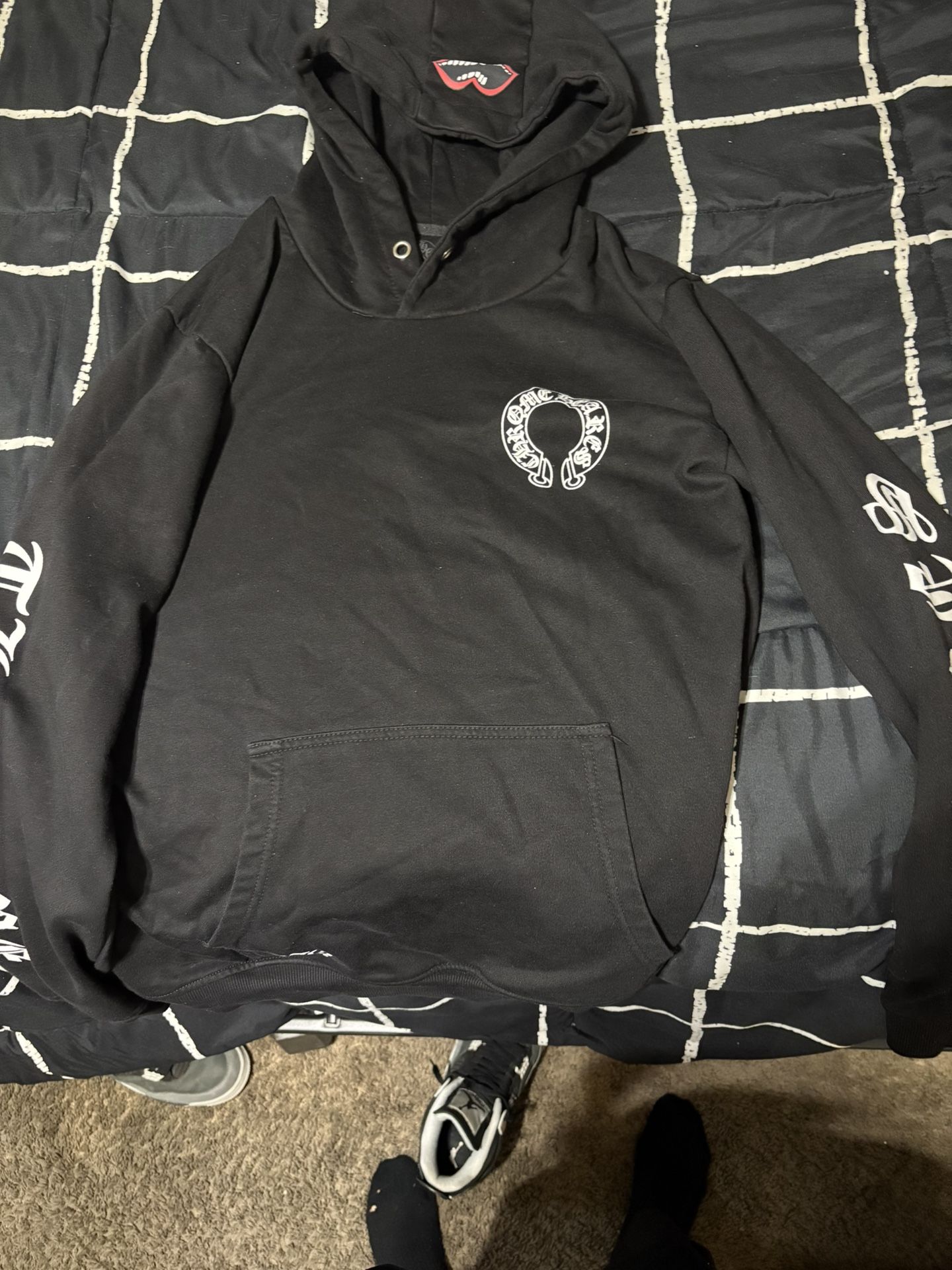 chromes heart hoodie