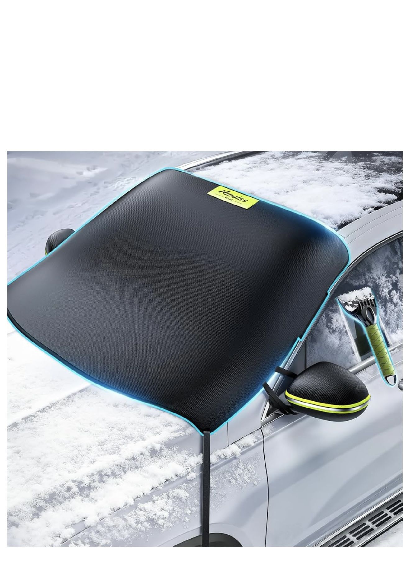3 in 1 Windshield Snow Cover for Ice & Snow Frost