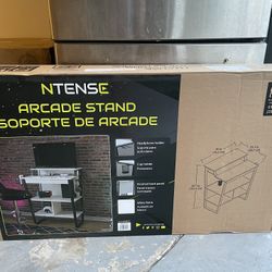 NTENSE Genesis Standing Gaming Desk Arcade Stand