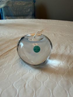 Tiffany & Co Apple Paperweight.