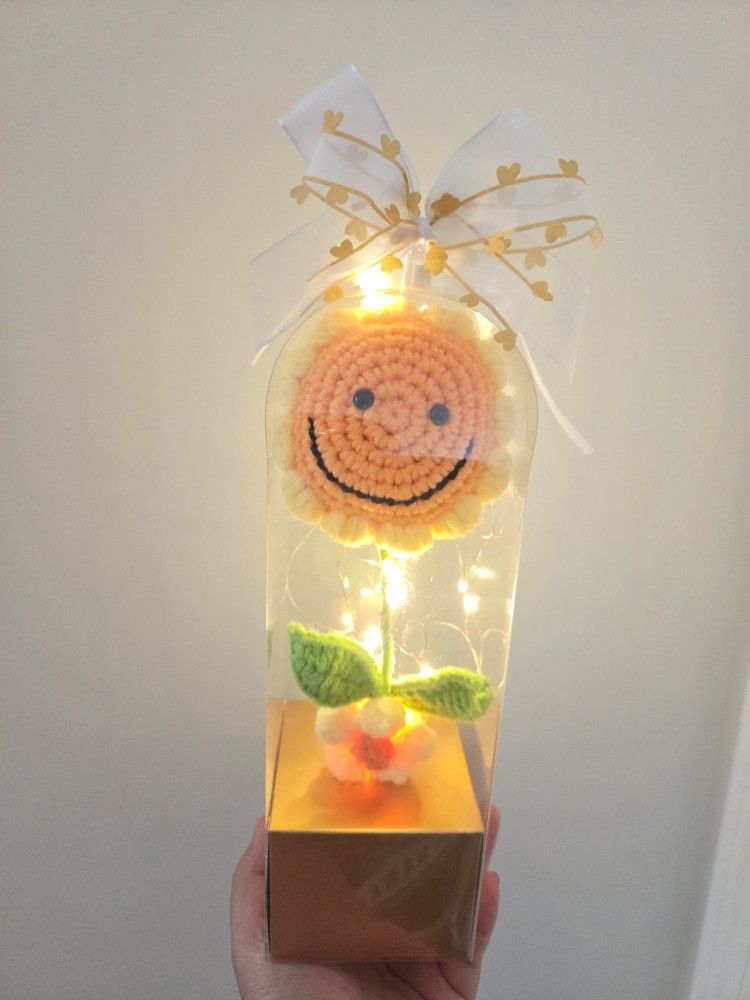 Hermoso Girasol Con Luz 