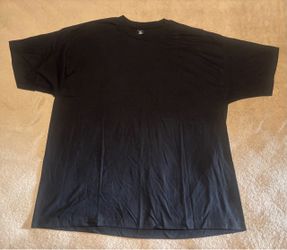 Hanes Beefy-T Black Plain T-Shirt Size 2XL / 2TG