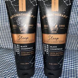 Bath And Body Works SLEEP black Chamomile Body Cream