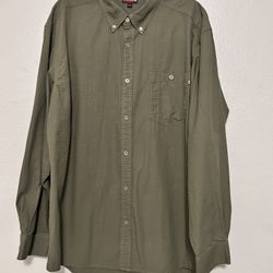 Wolverine Men’s Shirt Size XXL Olive Green 