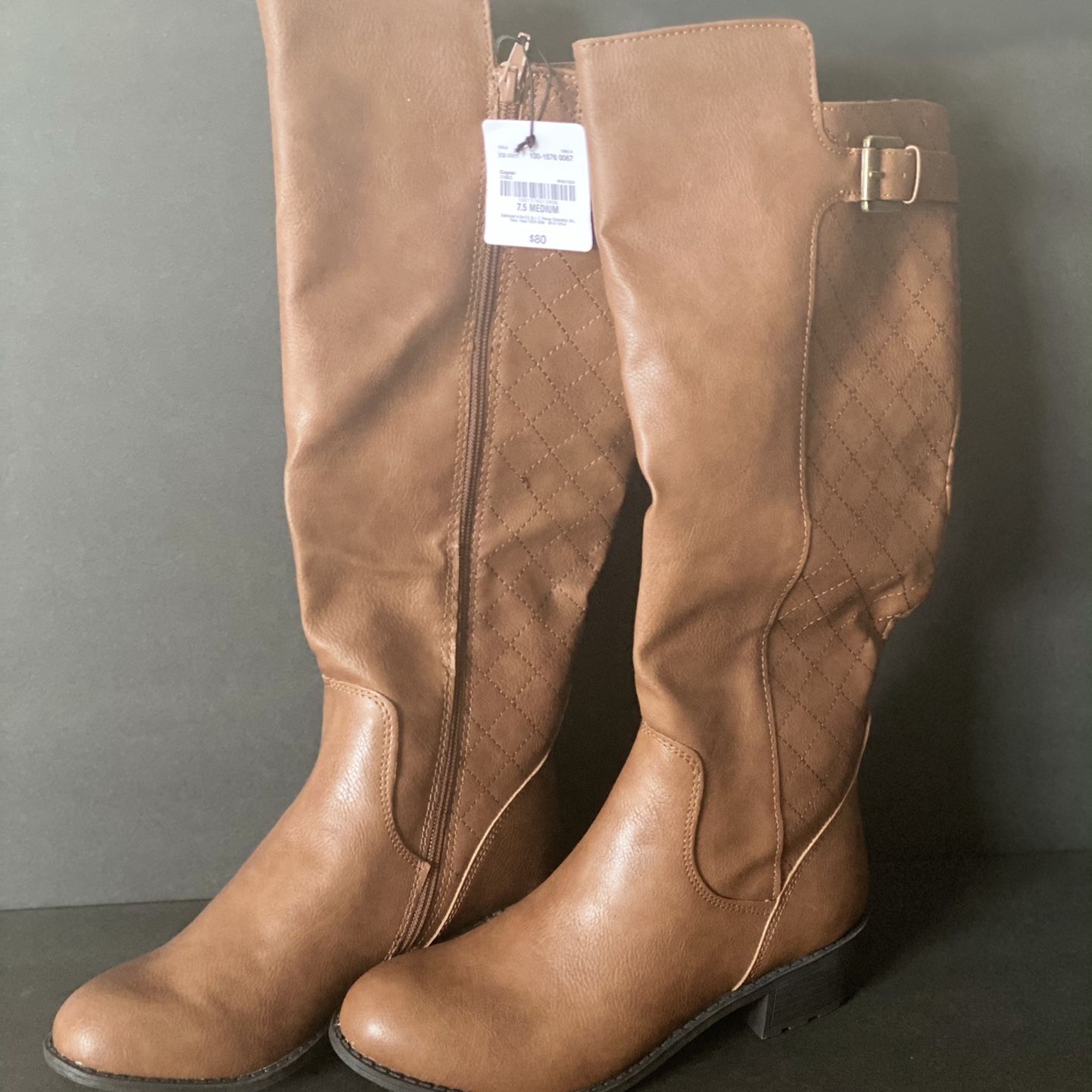 Cognac Boots