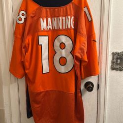 Peyton Manning On the Field Nike Jersey,  Size = 3X