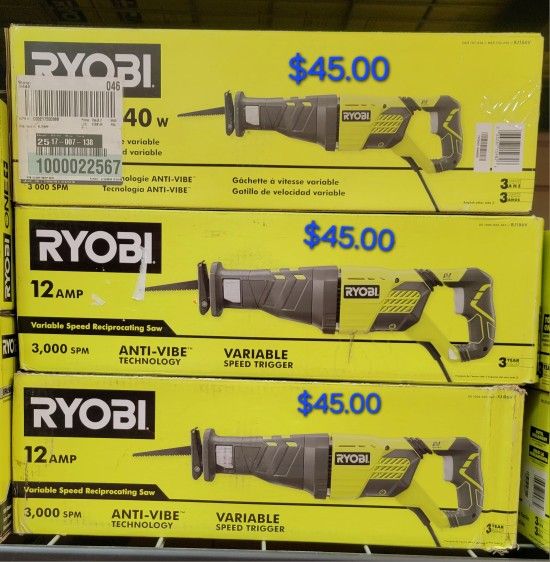 12 Amp Corded Reciprocating Saw