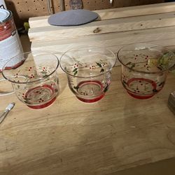 Pfaltzgraff Winterberry Votive Candle Holders Set Of 3