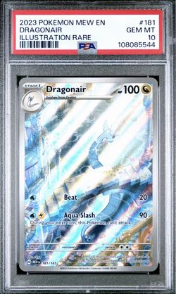 PSA 10 DRAGONAIR 181/165 Illustration Rare Pokemon 151