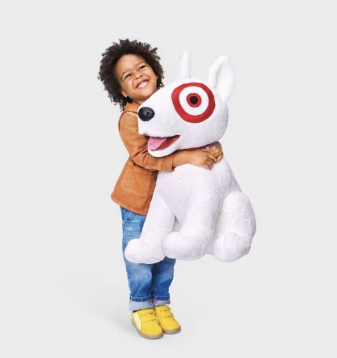 NEW Target 2024 Holiday Limited Edition 24" HUGE Bullseye Dog Stuffed Animal Toy