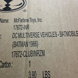 DC Multiverse Batmobile 1966