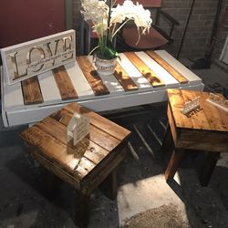 Farmhouse Coffee Table Set 