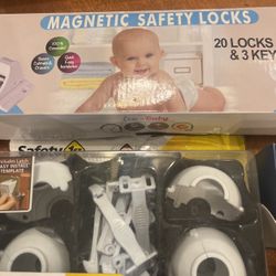 Magnetic Safety Locks Set Plus More 