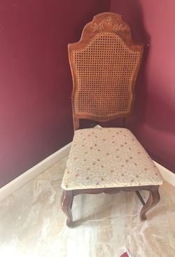 Set up for antique chairs