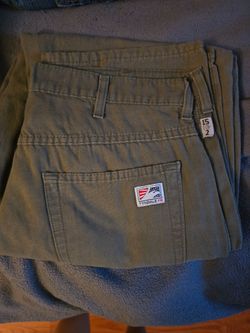 Tyndale FR Mens Flame Resistant Carpenter Pants - CAT 2 / 15 CAL - Olive