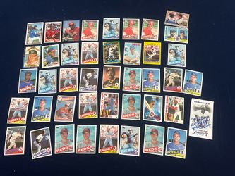 42 MLB BASEBALL Vintage trading cards Topps some signed - pete rose