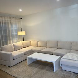 Off White Colored Couch 