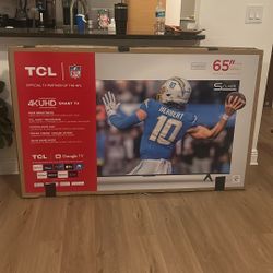 TV TCL 65”  S Class, Model 65S551G