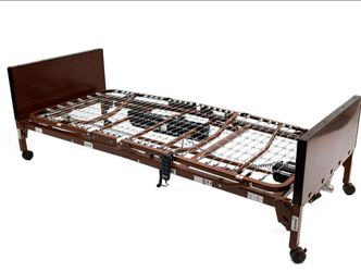 Twin size electric hospital bed