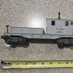 Lionel 6419 D.L.&W. Work Caboose, Vintage Model Train Car Postwar