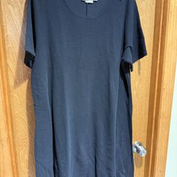 Silhouette 2x Short Sleeve Black Dress